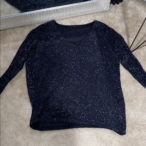 Black long sleeve lululemon top